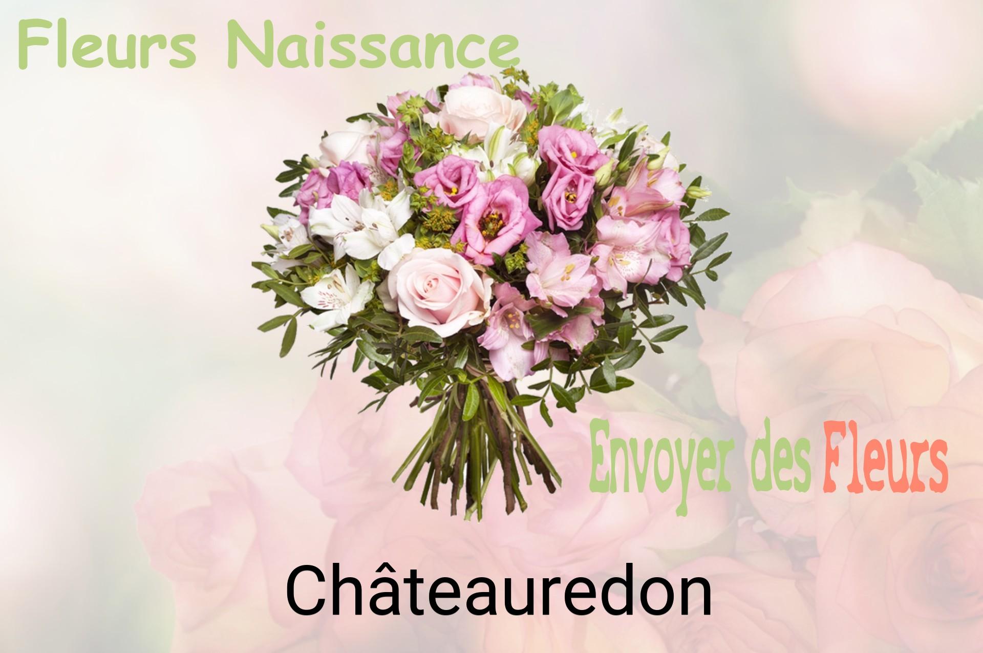 Bouquet de fleurs de naissance livré à Châteauredon